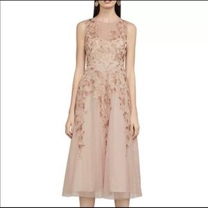 BCBG butterfly dress, rose gold pink dress Size 8